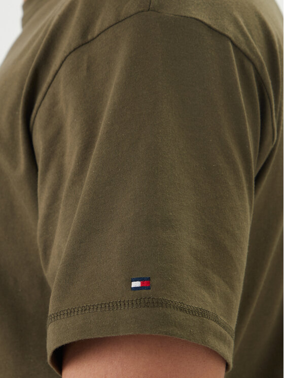 Tommy Hilfiger Tommy Hilfiger Camiseta UM0UM03643 Caqui Regular Fit