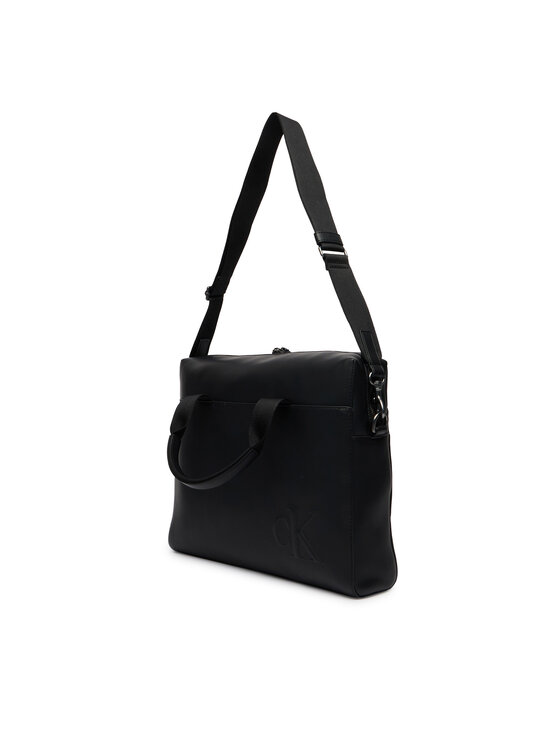 Calvin Klein Geantă pentru laptop Calvin Klein Bold Ck Commuter LV04D3312G Negru