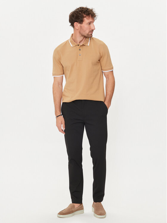 BOSS Boss Поло Parlay 190 50494697 Бежевий Regular Fit