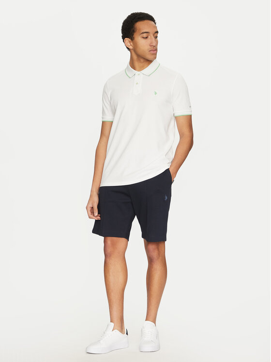 U.S. Polo Assn. U.S. Polo Assn. Поло MUP3508 Білий Regular Fit