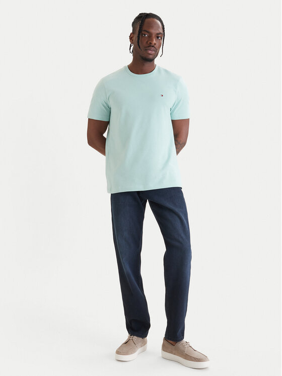 Tommy Hilfiger Tommy Hilfiger Camiseta Ess Seasonal MW0MW39995 Verde Regular Fit