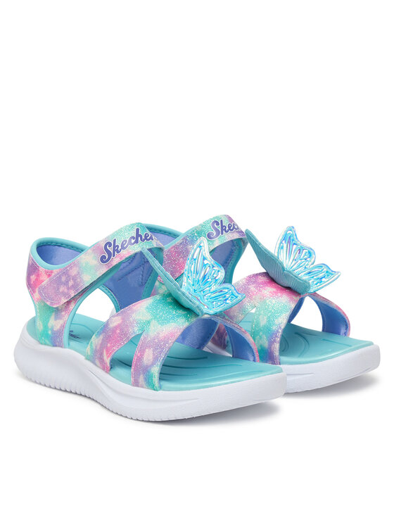 Skechers Босоніжки Skechers Jumpsters Sandal - Butterfly Brites 303109L/AQMT Голубий