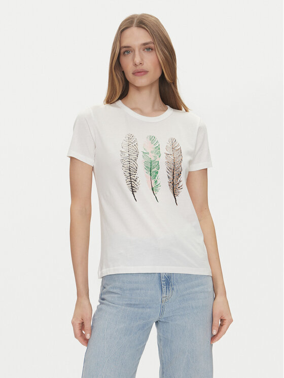 JDY JDY Футболка Michigan 15311702 Білий Regular Fit