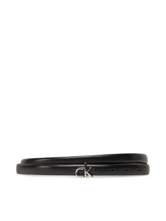 Calvin Klein Curea de Damă Calvin Klein Ck Buckle Skinny Belt 1.5 K60K612932 Negru