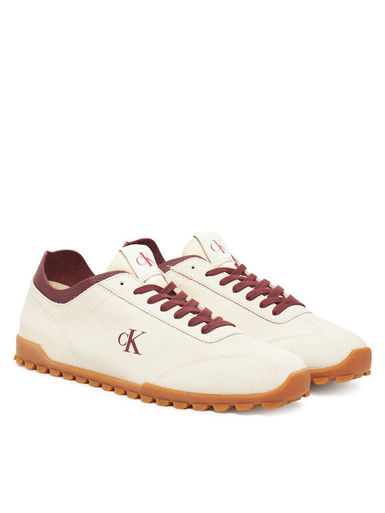 Calvin Klein Jeans Snīkeri Calvin Klein Jeans Low Profile Runner Su YM0YM01288 Balts