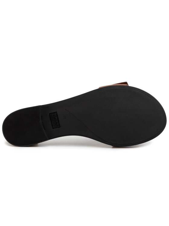 BOSS Papucs BOSS Nathalie Slide-C 50429780 10220482 01 Barna