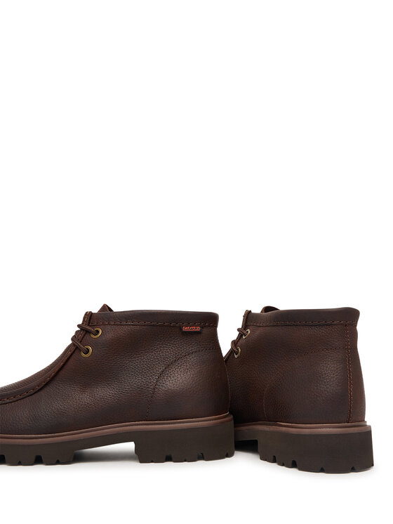 Clarks Черевики Clarks Cleyhill Top 26329448 Темно-коричневий