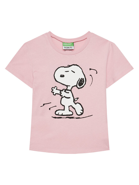 United Colors Of Benetton United Colors Of Benetton T-shirt 3X1SC10NG Ružičasta Regular Fit