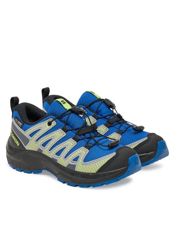 Salomon Trekingová obuv Salomon Xa Pro V8 Waterproof L47729600 Modrá