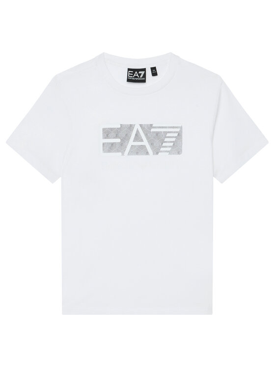 EA7 Emporio Armani EA7 Emporio Armani Camiseta 7B000036 AF10378 U0002 Blanco Regular Fit