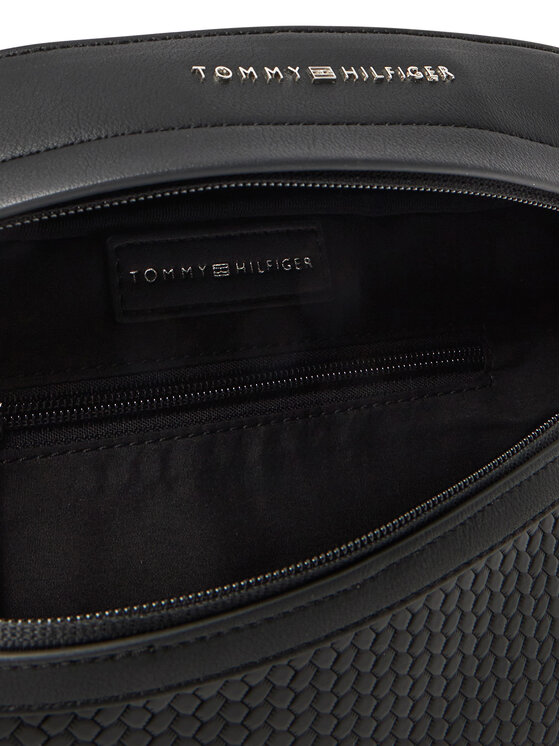 Tommy Hilfiger Τσαντάκι Μέσης﻿ Tommy Hilfiger Th Woven Bum Bag AM0AM13634 Μαύρο