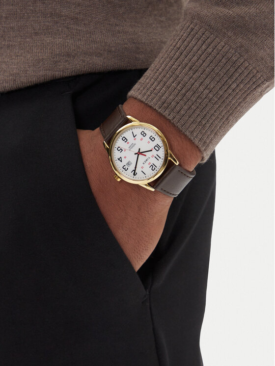 Timex Годинник Timex Easy Reader® Classic TW2Y12700 Коричневий