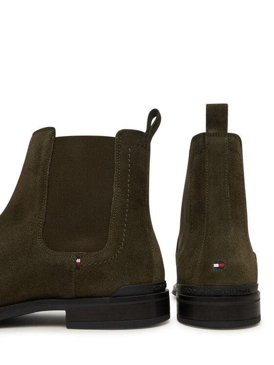 Tommy Hilfiger Chelsea cipele Tommy Hilfiger Corporate FM0FM05580 Kaki