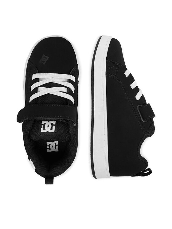 DC Shoes Снікерcи DC Shoes EO-COURT GRAFFIK ELASTIC TODDLER DC02547002 Чорний