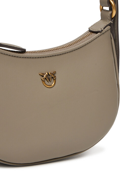PINKO Kabelka PINKO Half Moon Baby PE 25 PLTT 103538 A0F1 Béžová