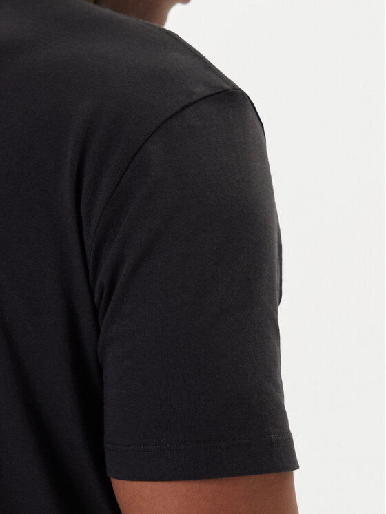 Calvin Klein Jeans Calvin Klein Jeans Camiseta 30s Chest Logo LV04RD865G Negro Regular Fit