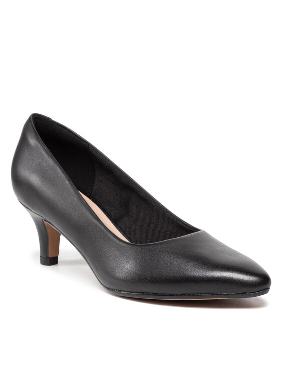 Clarks Poltopánky Clarks Linvale Jerica 261372084 Čierna