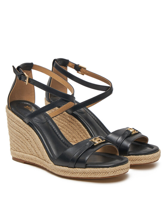 MICHAEL Michael Kors Espadryle MICHAEL Michael Kors Mandy Wedge 40R5MAMS2L Czarny