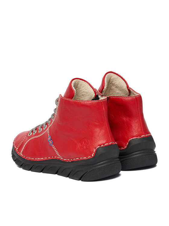 Rieker Botines planos Rieker CEO-55020-33 Rojo