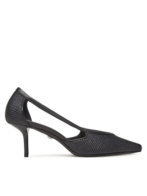 Max Mara Pantofi cu toc subțire Max Mara Strawpump 2514521312600 Negru