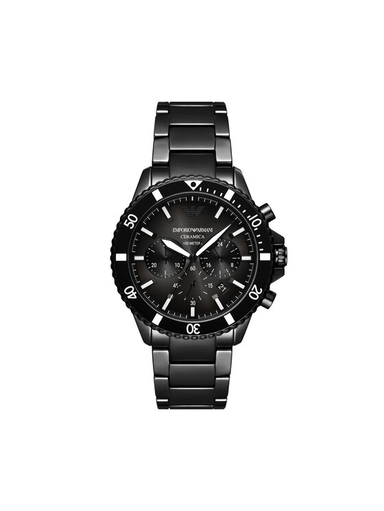 Emporio Armani Hodinky Emporio Armani Ceramic AR70010 Černá