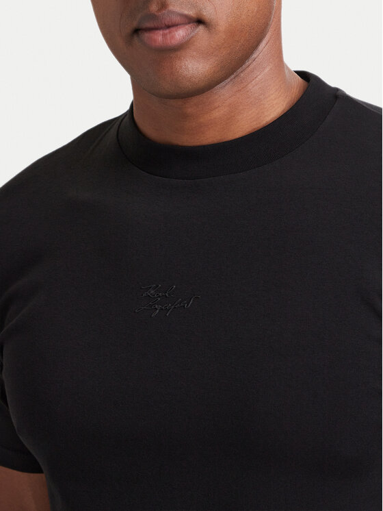 KARL LAGERFELD KARL LAGERFELD Camiseta 755040 564235 Negro Regular Fit
