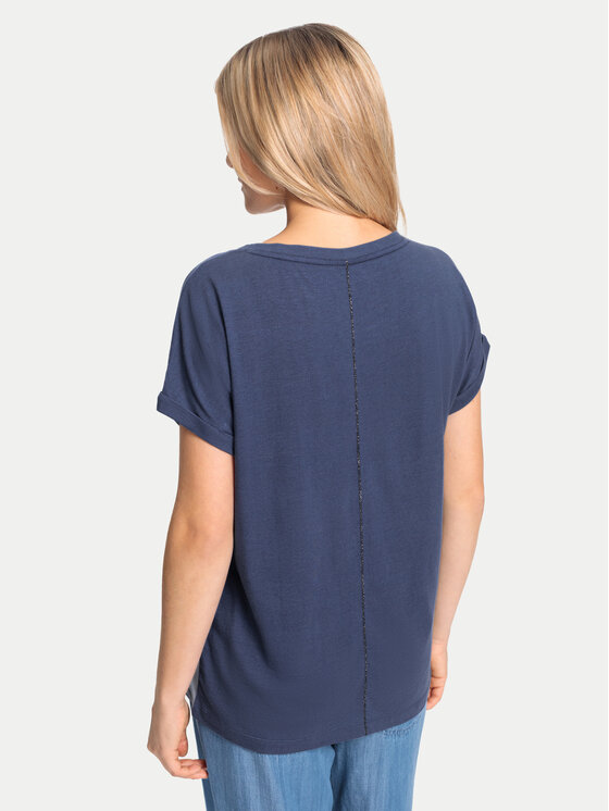 Olsen Olsen Camiseta 11105088 Azul marino Regular Fit