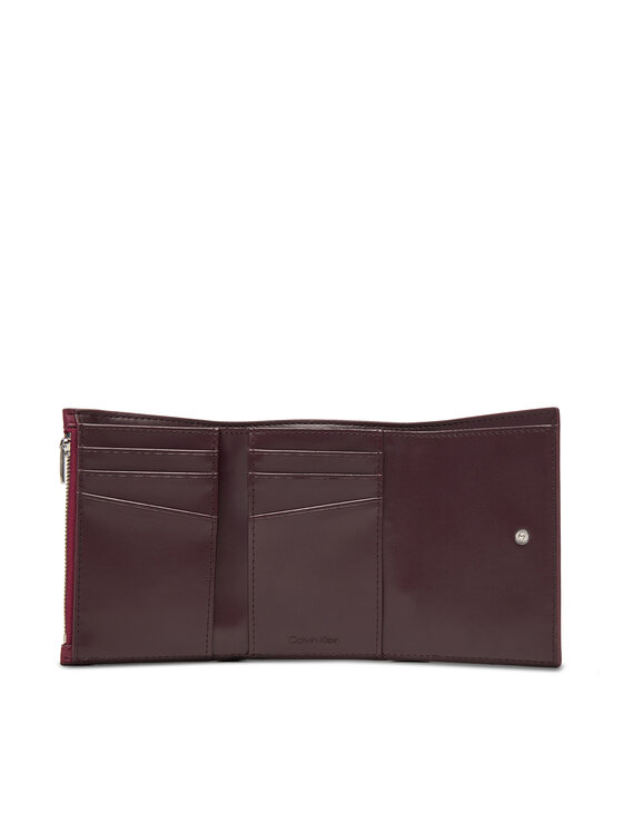 Calvin Klein Peňaženka Calvin Klein Foil Logo Trifold W/ Zip Pocket LV04F1117G Ružová