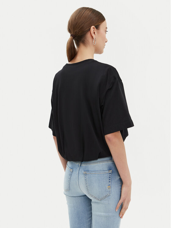 PINKO PINKO Футболка Torrone 104257 Чорний Regular Fit