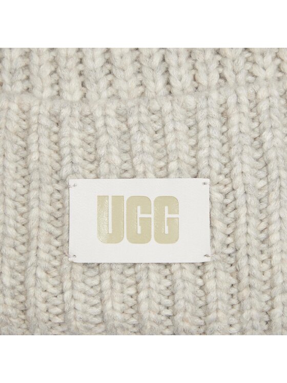 Ugg Set čiapka a šál Ugg W Knit Beanie W Pom And Scarf 21883 Sivá