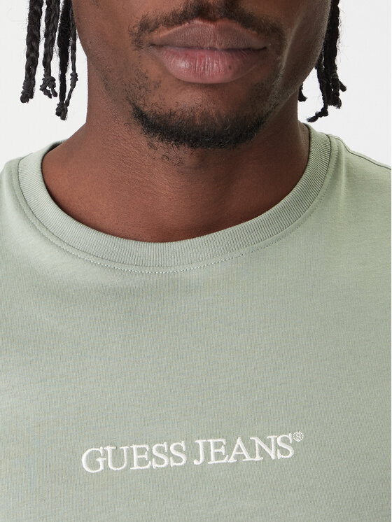 Guess Jeans Guess Jeans Camiseta M4YI52 K8HM0 Verde Regular Fit