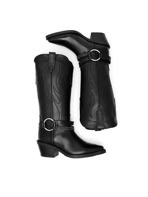 Badura Cizme și botine cowboy Badura PERI-0781 Negru