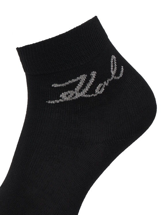 KARL LAGERFELD Garās zeķes KARL LAGERFELD A4W47032 Melns