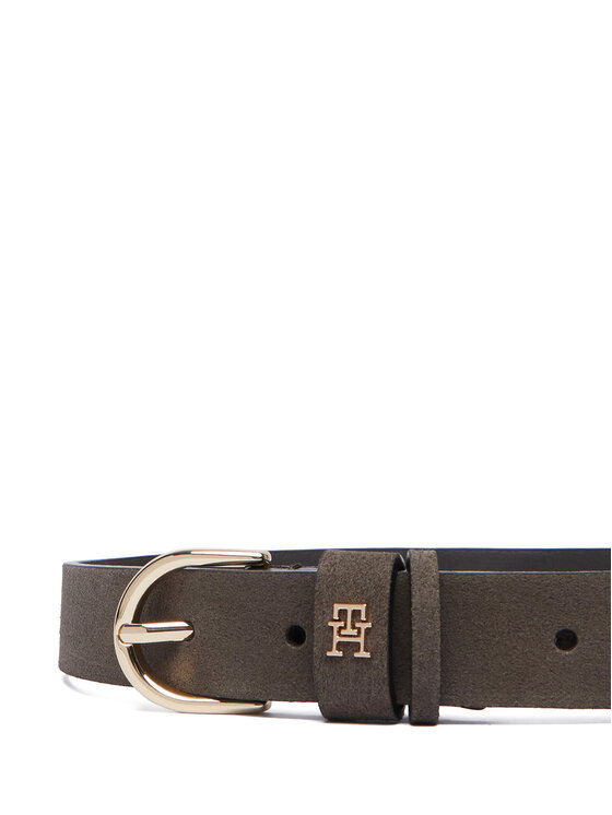 Tommy Hilfiger Diržas Tommy Hilfiger Essential Effortless 2.5 Suede AW0AW19793 Ruda