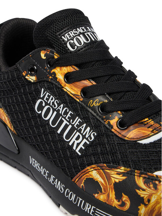 Versace Jeans Couture Снікерcи Versace Jeans Couture 80VA3SA3 ZSD98 Чорний