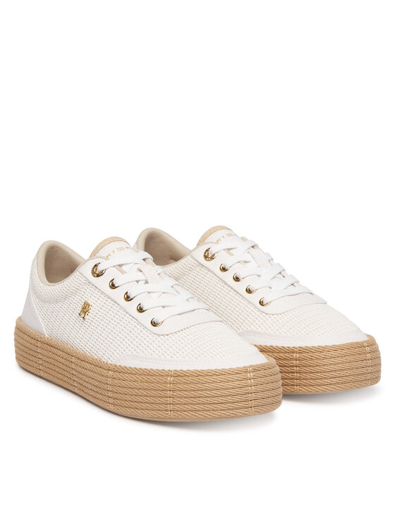 Tommy Hilfiger Espadrilles Tommy Hilfiger FW0FW09173 Balts