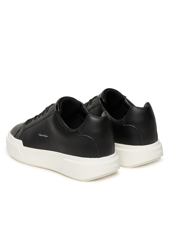 Calvin Klein Tenisice Calvin Klein Chunky Cupsole Laceup Lth Wn YW0YW01947 Crna