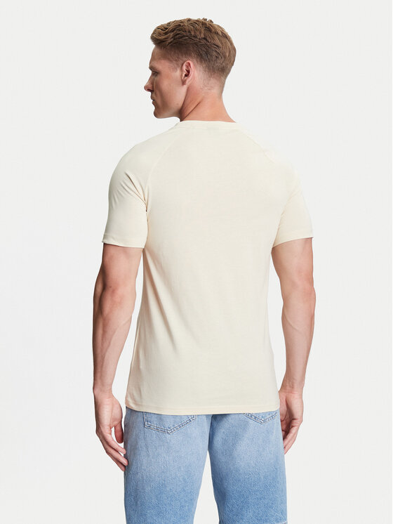BOSS BOSS Camiseta 50517970 Beis Slim Fit