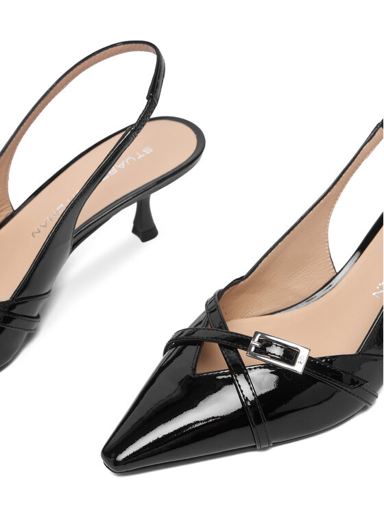 Stuart Weitzman Туфлі Stuart Weitzman Georgie Slingback 50 SM977 Чорний