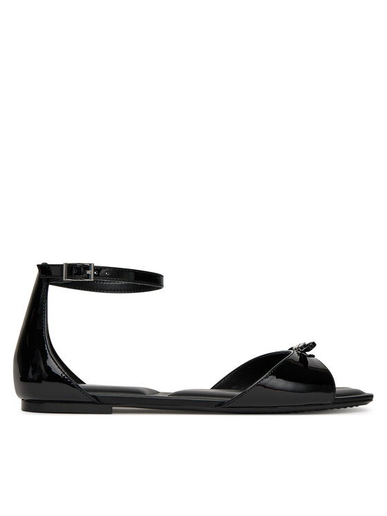 DKNY Sandały DKNY Dazey Flat Ankle Strap K1599651 Czarny