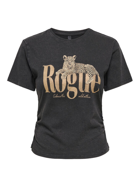 ONLY ONLY Camiseta Lucy 15346760 Negro Regular Fit