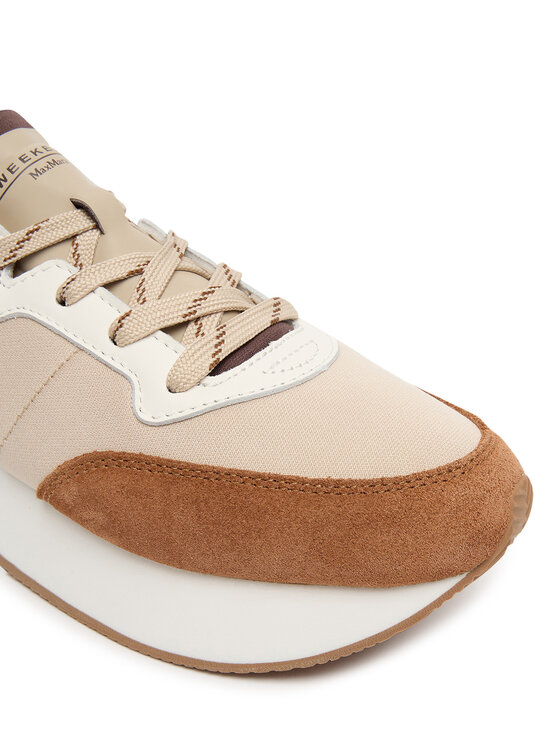 Weekend Max Mara Sneakersy Weekend Max Mara Zambra 2525766014650 Béžová