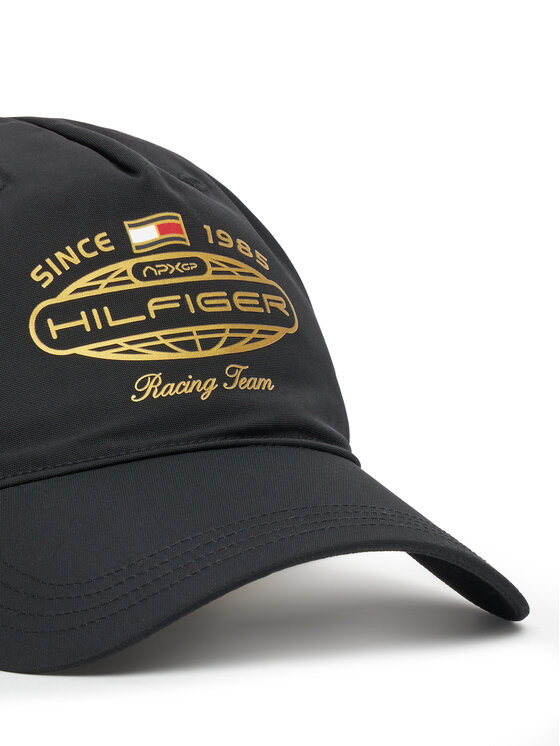 Tommy Hilfiger Cepure ar nagu Tommy Hilfiger F1 Movie AM0AM13965 Melns