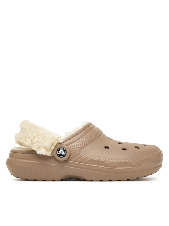 Crocs Шльопанці Crocs Classic Lined Clog 211396 Бежевий