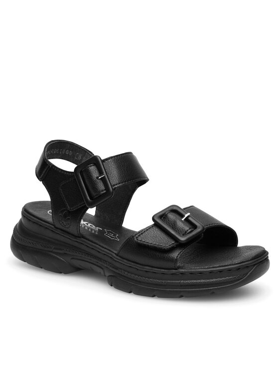 Rieker Sandali Rieker 66680-00 Nero