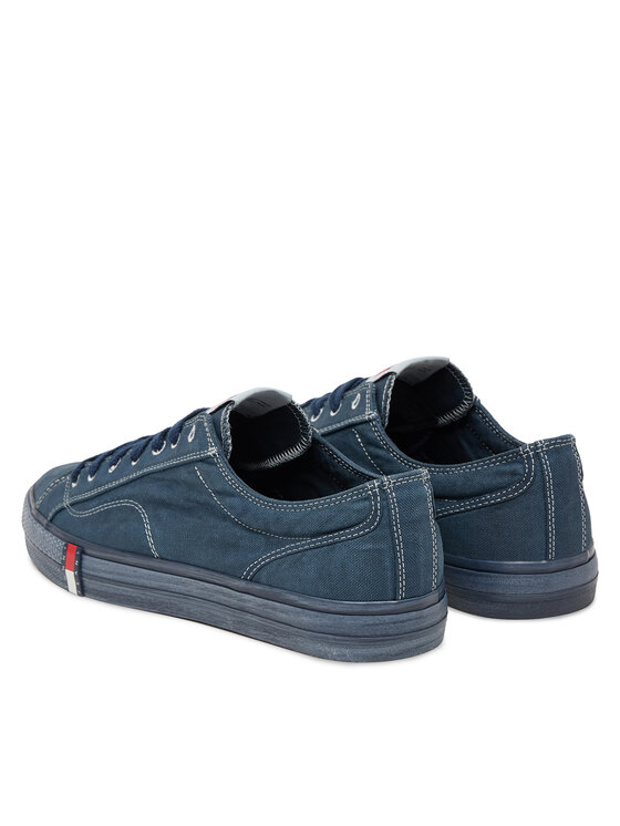 Tommy Jeans Kedai Tommy Jeans Archive Vulc. Y2K Washed Canvas EM0EM01720 Tamsiai mėlyna