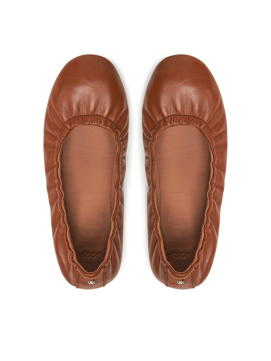 BOSS Baleríny BOSS Roxanne 50548681 10271645 01 Hnedá