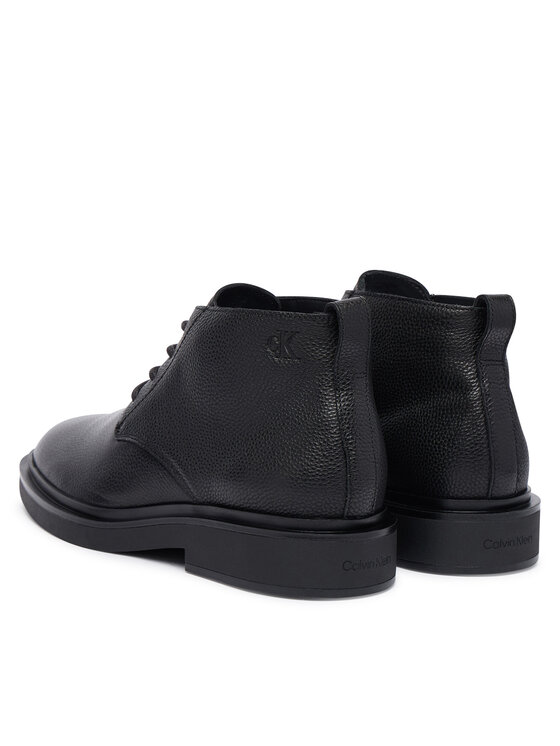 Calvin Klein Trzewiki Calvin Klein Sq Rubber Desert Boot Lth HM0HM02352 Czarny
