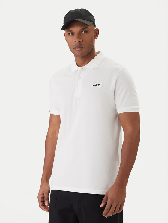 Reebok Reebok Polo Breen RK25562CCM Blanco Regular Fit