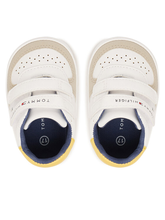 Tommy Hilfiger Tenisice Tommy Hilfiger Low Cut Velcro T0B9-34330-1755 Bijela